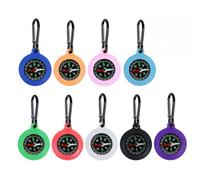 9 Pz Bussola Portachiavi, Bussola con Moschettone, Bussole Portachiave portatile e compatto per navigazione, campeggio, escursionismo, navigazione, sopravvivenza, sport