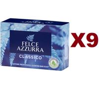 9 PZ SAPONETTA FELCE AZZURRA SAPONE SOLIDO PROFUMATO CLASSICO 100GR