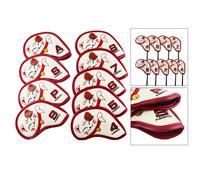 9 pz/set Golf ferro copre fortuna Cat modello Golf Club Head Cover misura la