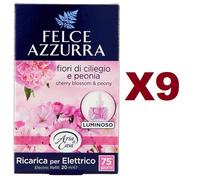 9 RICARICHE FELCE AZZURRA RICARICA FIORI CILIEGIO per Diffusore Elettrico casa