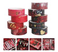 9 Rolls Nastro Adesivo Di Carta Decorativo Del Diario Scrapbook