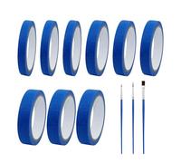 9 Rotoli Di Nastro E 3 Pezzi Di Spazzole, Strumenti Da Colorare, Strumenti Di Pittura, Accessori Per Artigianato Fai -Da -Te, Forniture D'Arte.