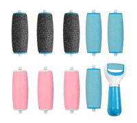 9 rotoli di ricambio per la rimozione dei calli compatibili con Scholl Velvet Smooth, 3 tipi di ruvidità per la rimozione dei calli rotoli, rulli per pedicure