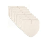 9 sacche filtro latte di frutta secca cotone non sbiancato cordoncino | Riutilizzabile for latte soia succo yogurt caffè brodo alimentare 30x30cm