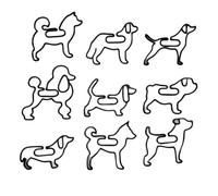9 segnalibri a forma di cane, con morsetto 3D per libri e riviste, per romanzi, libri di testo, planner e diari, per lettori