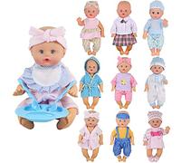 9 set di vestiti per bambole da 22,4 a 25,4 cm e 27,9 - 28,9 cm - 28,9 cm, accessori da cucina