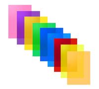 9 sovrapposizioni colorate per dislessia da 0,3 mm, ultra sottili, per la lettura di dislessia duratura, per bambini, ADHD e per ridurre lo stress visivo