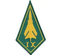 9 Squadron Panavia Tornado RAF ricamato patch distintivo - MOD LICENSED