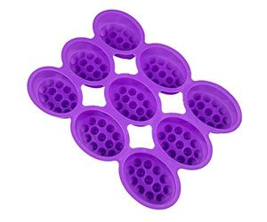 9 Stampi per massaggio cavità Stampi per sapone in silicone per barra da massaggio Silicone per uso alimentare Vassoi per produzione sapone senza per mousse fatta a mano per la cottura