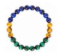 9 stili, denaro, empatia, messa a terra e protezione, braccialetto for l'amor proprio(Peacock rosary beads)