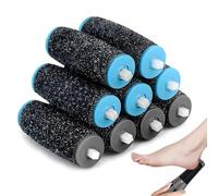 9 testine di ricambio per lime elettriche Scholl Velvet Smooth, rullo di ricambio per lima per piedi, rulli di ricambio per la rimozione della pelle dura