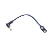 9 V batteria Clip Converter cavo di alimentazione a scatto per chitarra effetto pedale alimentazione adattatore continuo
