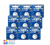 9 VARTA Cr2450 Litio Batterie 3V 560 MAH Cella Bottone Cr2450Slf Scadenza 2032