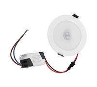 9 W LED da Incasso, Ø 110 mm Faretto da Con Sensore di Movimento a Infrarossi Con Scatola di Giunzione, Faretti LED da Incasso Ultrasottili da Soffitto e per l’Illuminazione da Interno (Bianco Freddo)