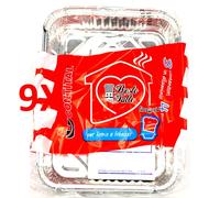 9 X Contital Vaschette Con Coperchio 4 Porzioni 3 Pezzi R29l