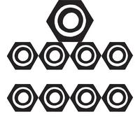 9 x Dado collettore di scarico BOSAL