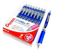 9 X Pentel Energel XM BL77 - Retraibile Liquido Gel Inchiostro Penna - 0.7mm -