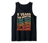 9 Years 108 Months 3287 Days Of Being Awesome Anniversario Canotta