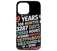 9 Years 108 Months 3287 Days Of Being Awesome Anniversario Custodia per iPhone 13 Pro Max