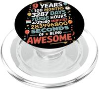 9 Years 108 Months 3287 Days Of Being Awesome Anniversario PopSockets PopGrip per MagSafe