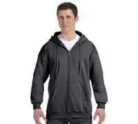90/10 Ultimate Cotton Full Zip Hood, Carbone, L