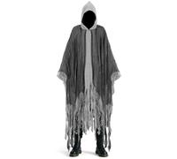 90/120 cm Mantello da fantasma per bambini, mantello da fantasma con cappuccio per Halloween Costume da fantasmai spaventoso per bambine, per bambini e bambine Costume da fantasm spaventoso Carnevale