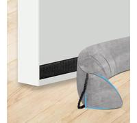 90-94cm Paraspifferi Sottoporta con Materiale Fonoisolante Più 2 Sacchi di Zavorra in Sabbia,90° Antispifferi per Porte Impedire l'ingresso di Aria Calda/Fredda, Rumori e Insetti,para spifferi porta