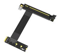 90 angolato girare NGFFs chiave M a PCIe 16X scheda grafica adattatore Nvme a PCIe PCIExpress 16X cavo di estensione