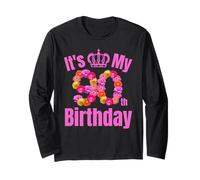 90 Anni Compleanno Fiore Compleanno Compleanno è Il Mio 90° Compleanno Maglia a Manica