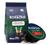 Caffè Borbone capsule compatibili Dolce Gusto DEK decaffeinato - conf. 15 pz.
