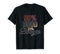 90% Cappuccio 10% Boogie Urban Streetwear Graphic Tee Maglietta