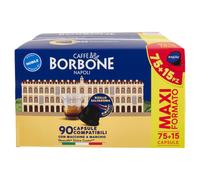 90 Capsule Caffè Borbone Compatibili Dolce Gusto - Miscela Nobile (Blu) 75+15
