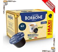 90 Capsule Caffè Borbone Miscela Blu 100% Compatibili Dolce Gusto Nescafè ®