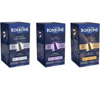 90 Capsule Nespresso Alluminio Caffè Borbone Mix Napoli Venezia Palermo no 100