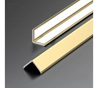 90 Cm*3 Pezzi Profilo Angolare Esterno Autoadesivo In Lega Di Alluminio, Protezione Angolare Stretta A 89° Protezione Angolare Per Pareti Per La Casa E L'ufficio(Matte Lapis Gold,30x30mm)