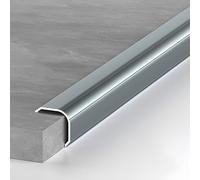 90 cm AluminTrim, 3 pezzi di protezione per piastrelle, installazione facile e veloce, resistente agli urti e agli urti, WallGuard (Sle 9, 20 mm)