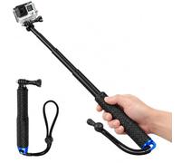 90 cm - Asta per selfie telescopico, impermeabile, in alluminio, per action | Compatibile con GoPro Hero 13 12 11 10 AKASO EK7000 V50X DJI Osmo Action 5 Pro 4 Wolfang