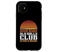 90° compleanno Funny Old Balls Club 90 anni di uomini fantastici Custodia per iPhone 11