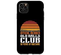 90° compleanno Funny Old Balls Club 90 anni di uomini fantastici Custodia per iPhone 11 Pro Max