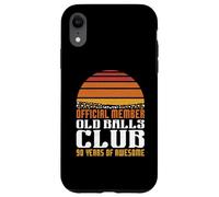 90° compleanno Funny Old Balls Club 90 anni di uomini fantastici Custodia per iPhone XR