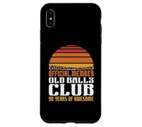 90° compleanno Funny Old Balls Club 90 anni di uomini fantastici Custodia per iPhone XS Max