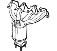 Bosal Catalizzatore 099-458 per Vauxhall Astra MK IV (G) 1.6 16V KW 74 101 CV