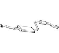 90 CV SILENZIATORE CENTRALE PER MITSUBISHI Carisma Tre VOL DA 1.6 KW 66 CV 90