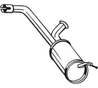 BOSAL 135-095 Marmitta centrale