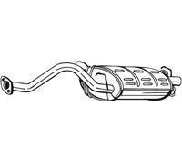 BOSAL 163-349 Marmitta