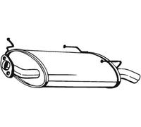 90 CV SILENZIATORE POSTERIORE PER NISSAN Primera Traveller WP11 1.6 16V KW 66 CV