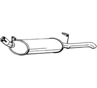 90 CV SILENZIATORE POSTERIORE PER OPEL Ascona C J82 1.6 S KW 66 CV 90
