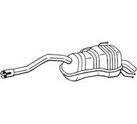 Silenziatore posteriore BOSAL 148-213