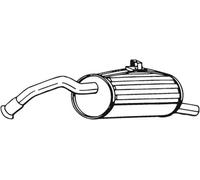 90 CV SILENZIATORE POSTERIORE PER TOYOTA Paseo Coup L5 1.5 16V KW 66 CV 90