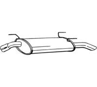 71 CV SILENZIATORE POSTERIORE PER VAUXHALL Astra MK III (F) Station Wagon T92 1.